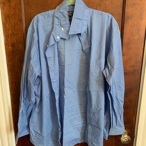 Classic light blue button down big and tall